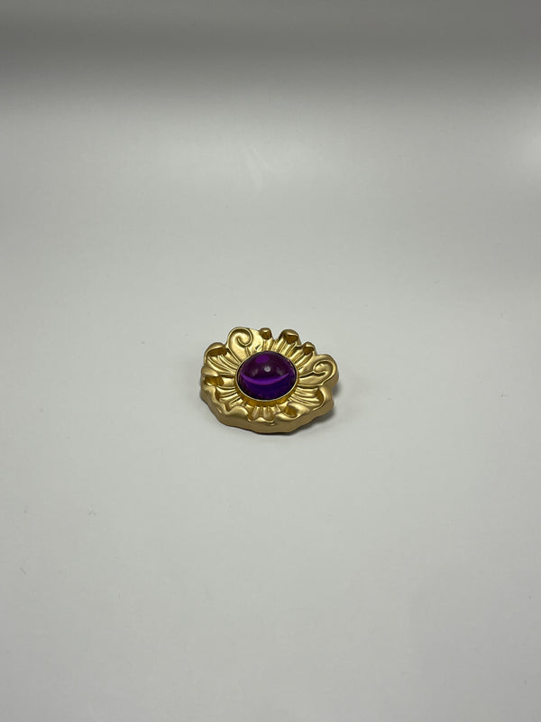 BROCHE SELLO MORADO