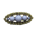 BROCHE ANTIGUO CELESTE NIÑA