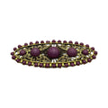BROCHE ANTIGUO ENVEJECIDO MORADO