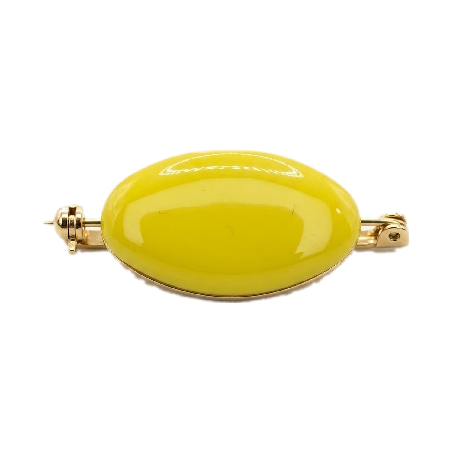 BROCHE BASICO AMARILLO NIÑA