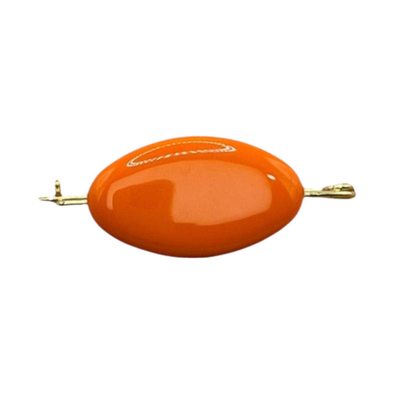BROCHE BASICO NARANJA NIÑA