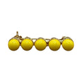 BROCHE BOLITAS AMARILLO