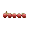 BROCHE BOLITAS CORAL
