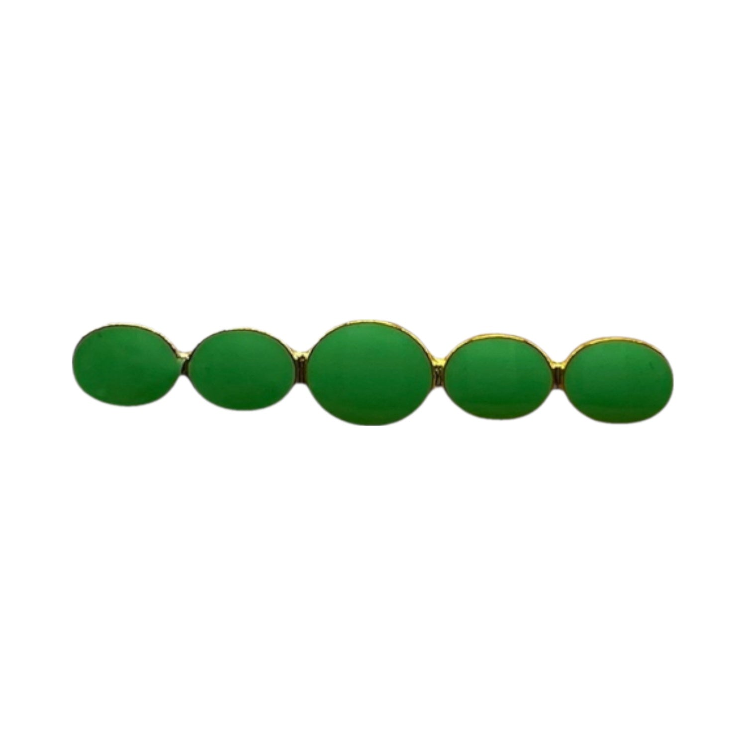 BROCHE CIRCULOS VERDE NIÑA