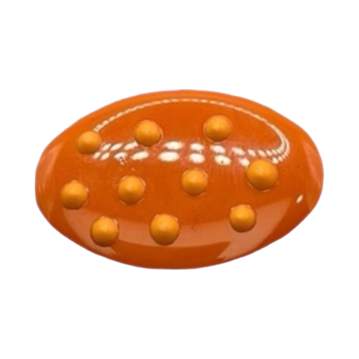 BROCHE MINI PUNTITOS NARANJA NIÑA