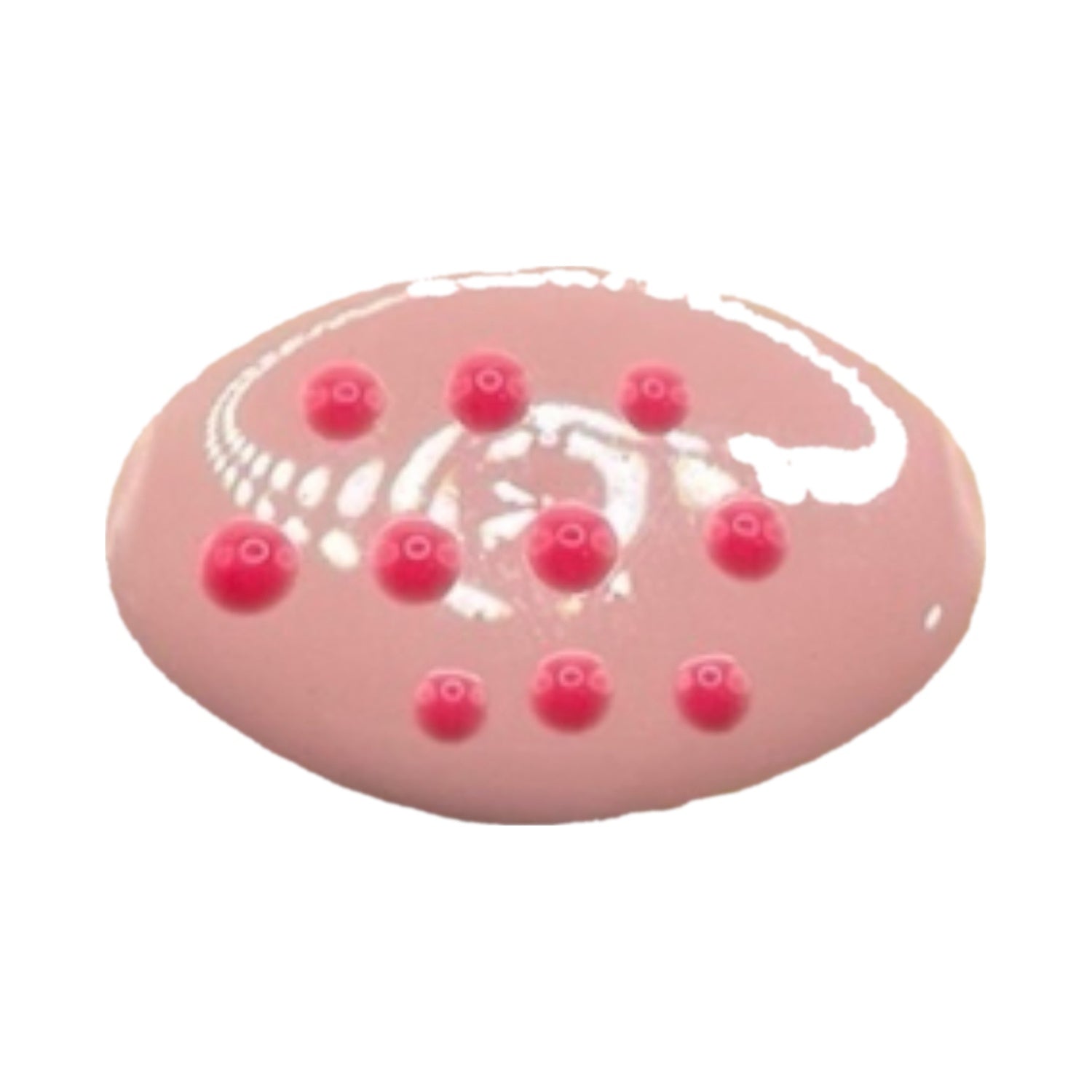 BROCHE MINI PUNTITOS ROSA NIÑA