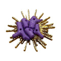 BROCHE SOL LILA
