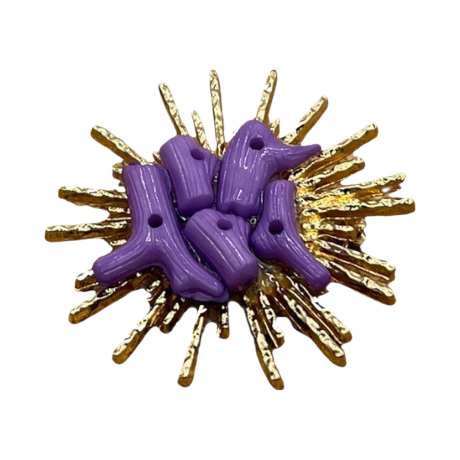 BROCHE SOL LILA