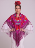 MANTÓN SEDA ARACELI BUGANVILLA