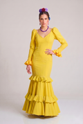 TRAJE FLAMENCA ALI AMARILLO