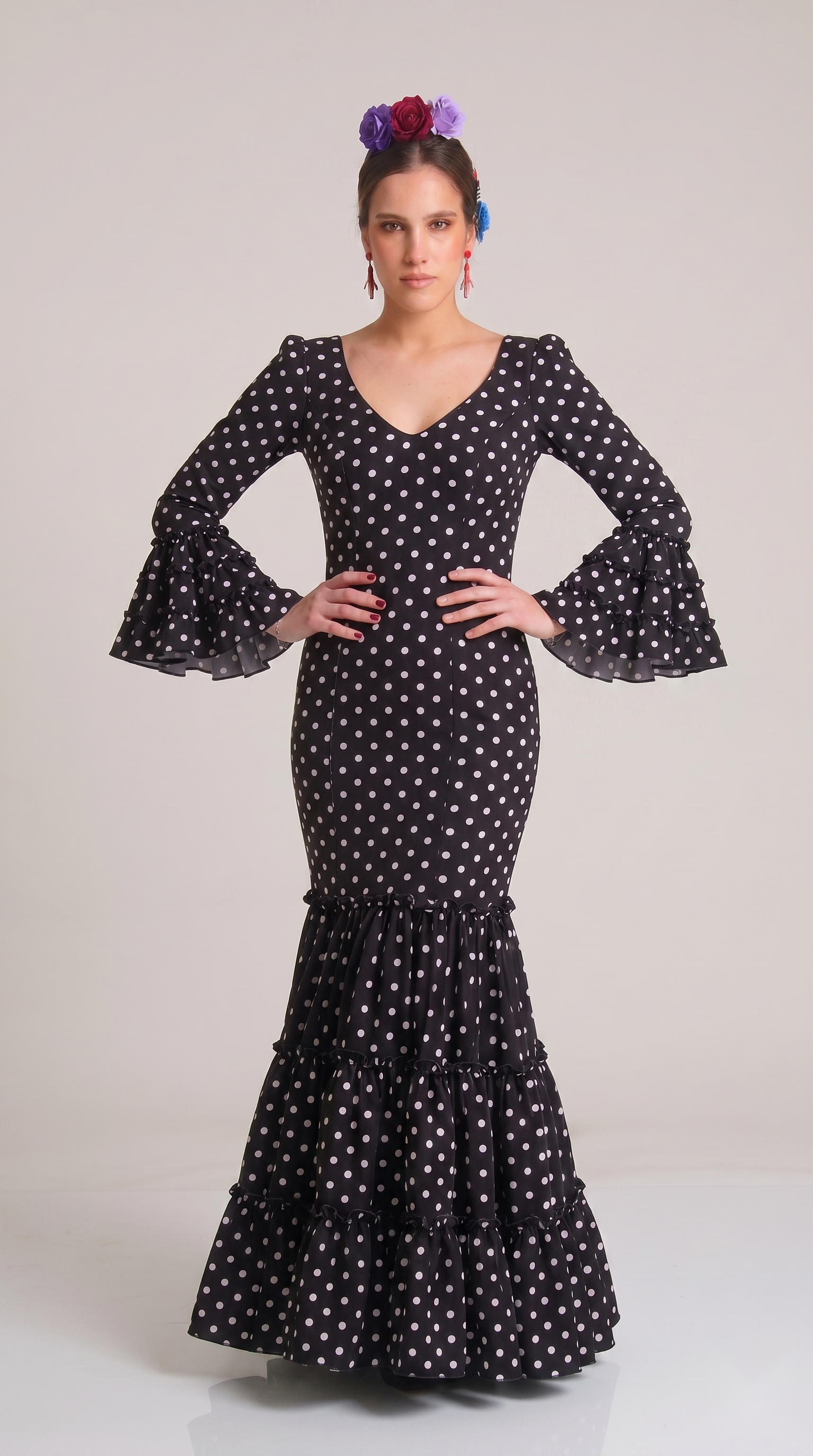 TRAJE FLAMENCA CORDOBA NEGRO