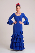 TRAJE FLAMENCA LOLITA AZUL
