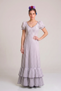 TRAJE FLAMENCA MARINA BLANCO