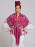 MANTÓN SEDA VALERIA ROSA